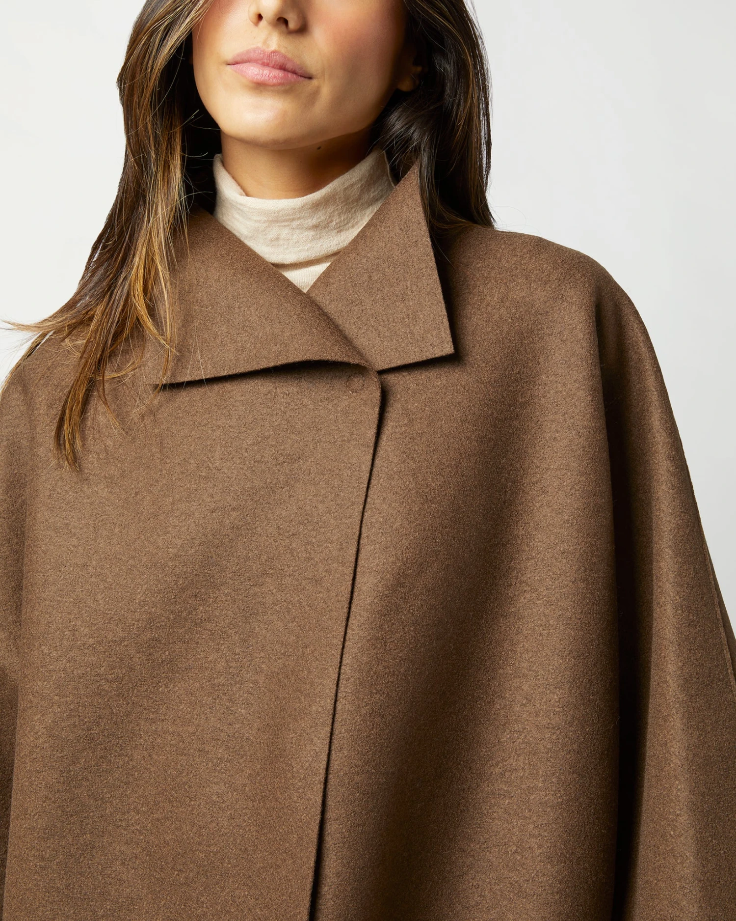Kimono Coat In Teddy Brown 8 Kimono Coat In Teddy Brown - Image 8