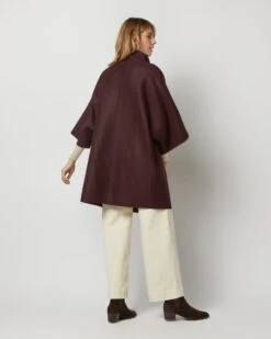 Kimono Coat In Bordeaux -HERNO || ULLA JOHNSON || A.P.C. Shop S72687 4835