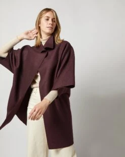 Kimono Coat In Bordeaux -HERNO || ULLA JOHNSON || A.P.C. Shop S72687 4886