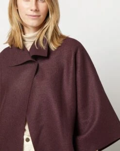 Kimono Coat In Bordeaux -HERNO || ULLA JOHNSON || A.P.C. Shop S72687 4896