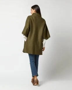 Kimono Coat In Moss Green 16 Kimono Coat In Moss Green -HERNO || ULLA JOHNSON || A.P.C. Shop S72688 468