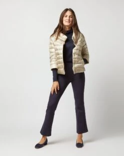 HERNO Sofia 3/4 Sleeve Bolero Jacket In Chantilly 12 HERNO Sofia 3/4 Sleeve Bolero Jacket In Chantilly -HERNO || ULLA JOHNSON || A.P.C. Shop S72696 3661