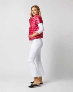 HERNO Emilia Cap-Sleeve Jacket In Fuschia -HERNO || ULLA JOHNSON || A.P.C. Shop S72697 245