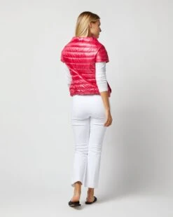 HERNO Emilia Cap-Sleeve Jacket In Fuschia -HERNO || ULLA JOHNSON || A.P.C. Shop S72697 366