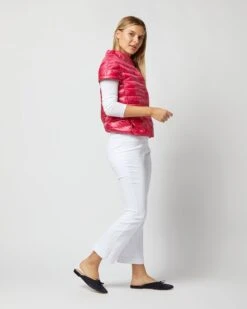 HERNO Emilia Cap-Sleeve Jacket In Fuschia -HERNO || ULLA JOHNSON || A.P.C. Shop S72697 375