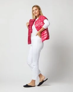 HERNO Emilia Cap-Sleeve Jacket In Fuschia -HERNO || ULLA JOHNSON || A.P.C. Shop S72697 402