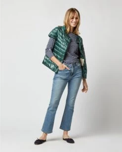 HERNO Emilia Cap-Sleeve Jacket In Emerald 8 HERNO Emilia Cap-Sleeve Jacket In Emerald -HERNO || ULLA JOHNSON || A.P.C. Shop S72698 2616
