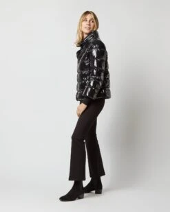 HERNO Gloss Short Jacket With Knit Gloves In Black -HERNO || ULLA JOHNSON || A.P.C. Shop S72701 868
