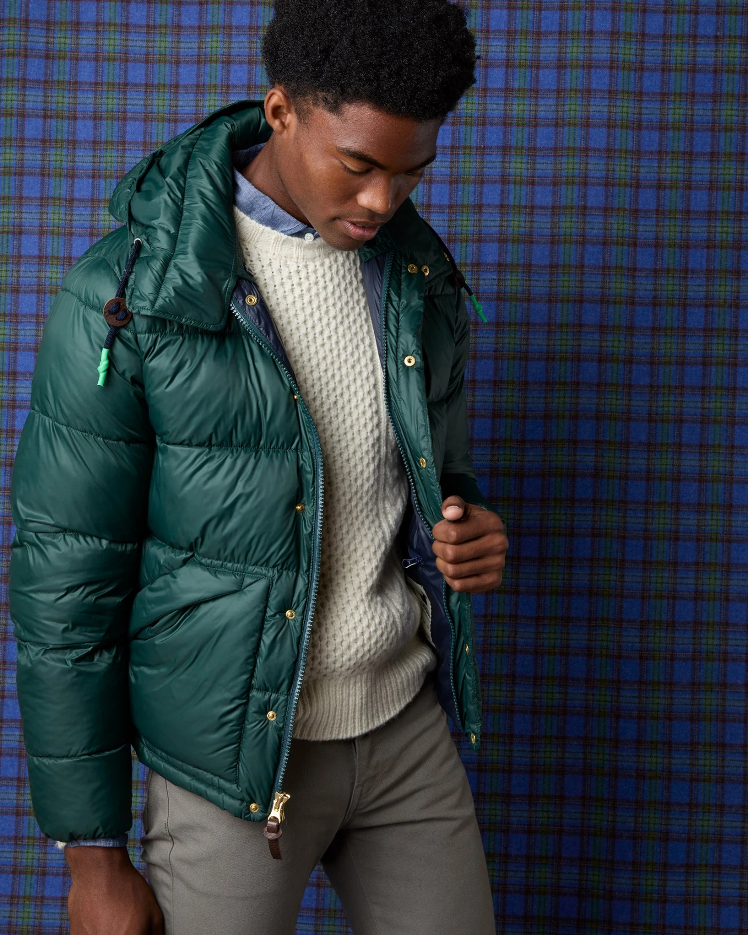 Cashball Jacket In Forest Nylon 2 Cashball Jacket In Forest Nylon - Image 2