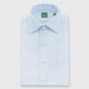 Spread Collar Dress Shirt In Sky Blue Roxford