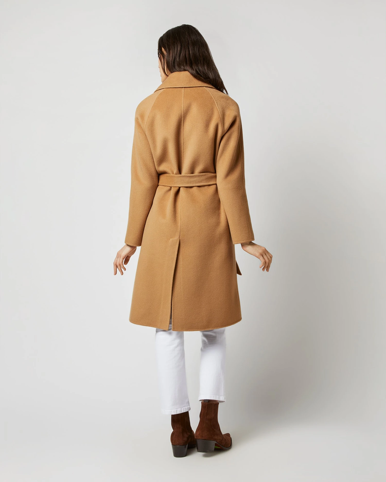 Caterina Coat In Camel Double-Faced Melton 5 Caterina Coat In Camel Double-Faced Melton - Image 5