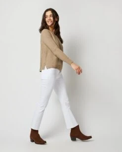 Eli Shaker-Stitch Sweater In Heather Mink Cashmere -HERNO || ULLA JOHNSON || A.P.C. Shop s71901 5599