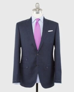Kincaid No. 3 Suit In Air Force Blue High-Twist